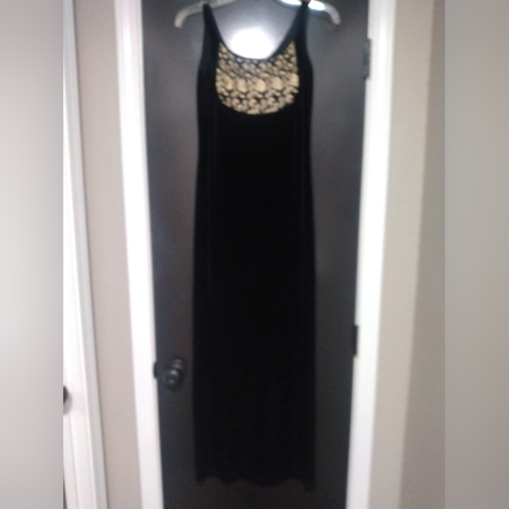 Beautiful Vintage Velvet Evening Gown